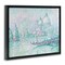 Stupell Industries Classical Venice Signac Painting Framed Floater Canvas Wall Art Design by one1000paintings